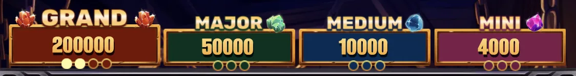 Coin Rush jackpot tiers header shown in the released game interface